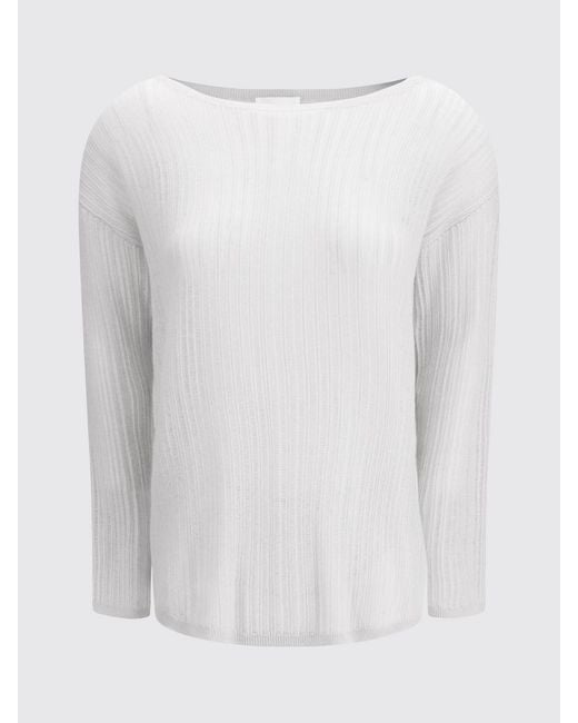 Pullover Girocollo di Allude in White