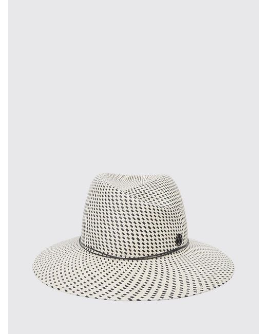 Maison Michel White Hat