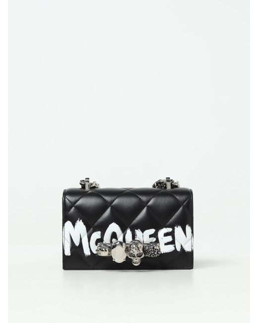 Bolso de hombro Alexander McQueen de color White