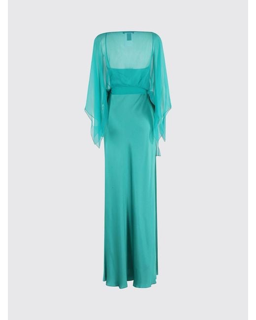 Alberta Ferretti Blue Dress