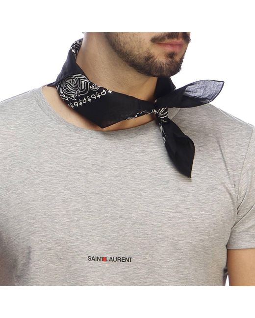 Saint Laurent Black Men's Neck Scarf for men