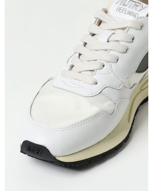 Sneakers Reelwind in pelle e nylon di Autry in White