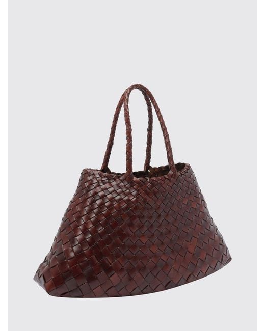 Borsa A Mano Santa Croce di Dragon Diffusion in Brown
