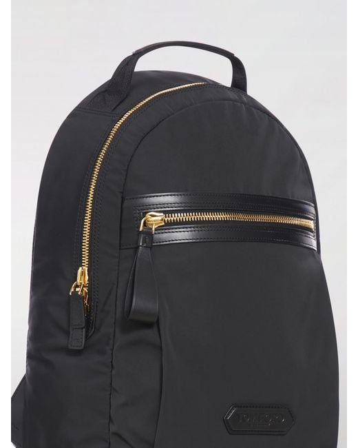 Tom Ford Black Nylon Backpack Classic Design for men