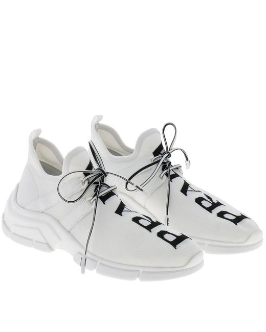 prada nylon low top sneakers