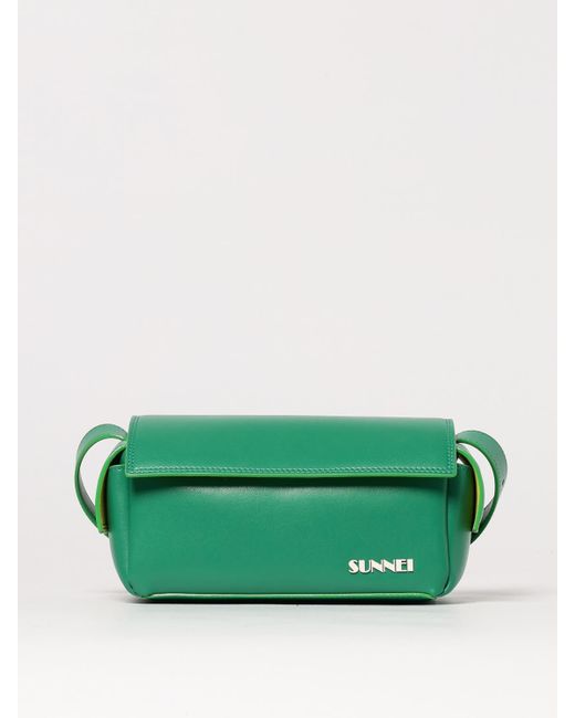 Sunnei Green Crossbody Bags