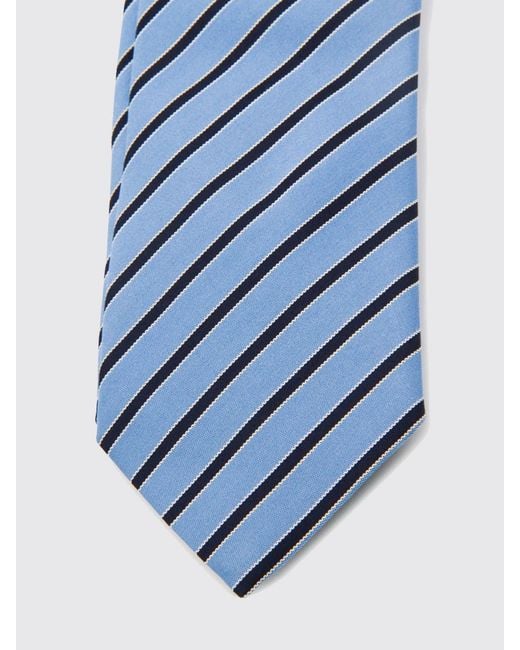 Zegna Blue Tie for men