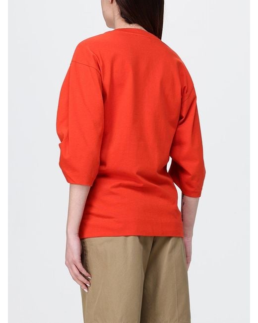 Dries Van Noten Red Cotton T-Shirts
