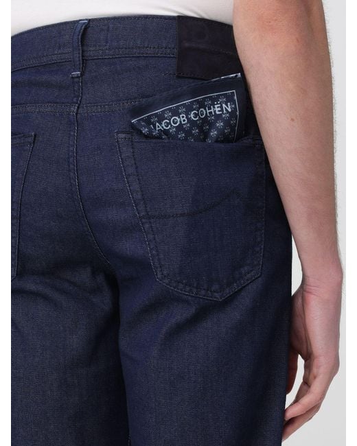 Jacob Cohen Blue Slim Fit Cotton Denim Jeans for men