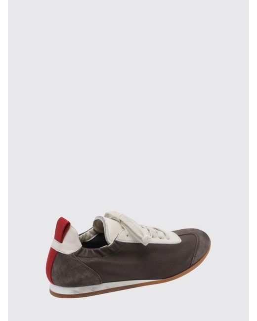 Uma Wang White Leather Sneakers