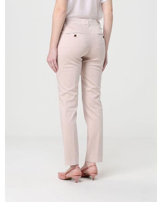 Mason's Pink Stretch Cotton Slim Fit Trousers