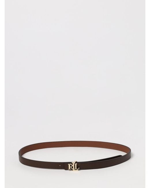 Ralph Lauren White Reversible Leather Belt