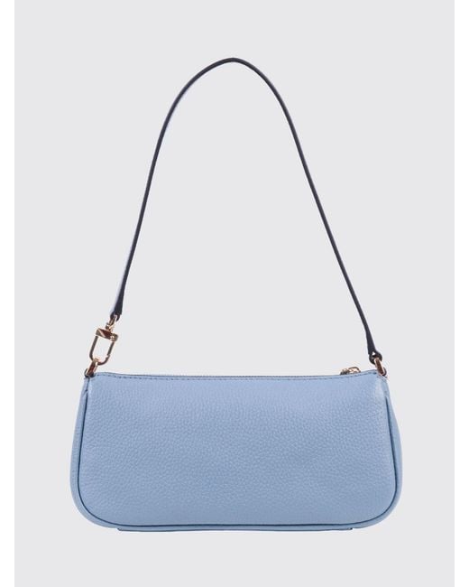 Sac Zoe En Cuir Grainé Michael Kors en coloris Blue