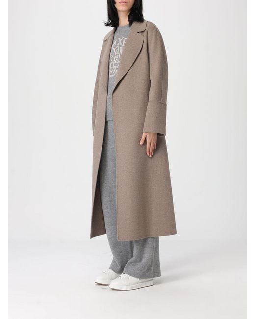 Max Mara Natural Wool Coat
