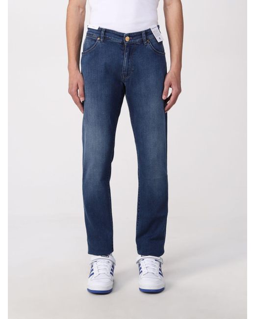 PT01 Jeans In Washed Denim in Blue for Men | Lyst