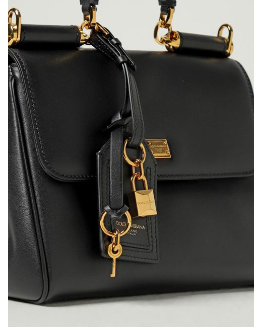 Dolce & Gabbana Black Dolce &Amp Gabbana My Sicily Calf Leather Bag