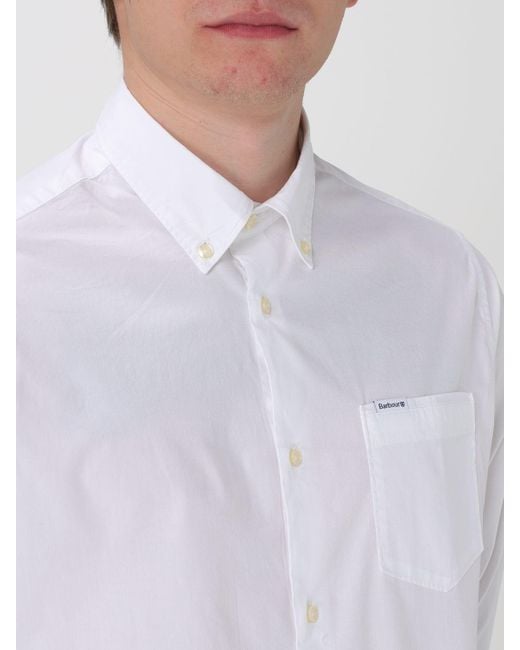 Barbour White Shirt for men
