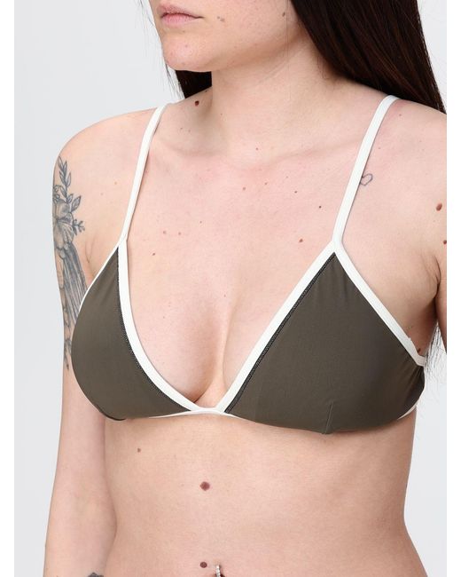 Brunello Cucinelli Natural Bikini Swimsuit