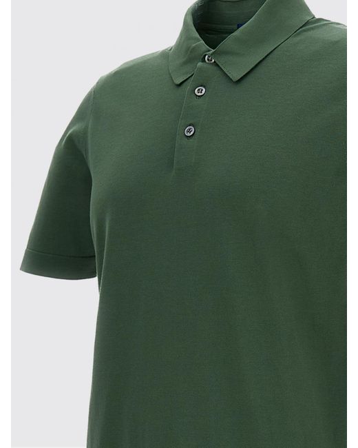 Drumohr Green Cotton Polo Shirt for men
