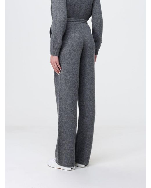 Sporty & Rich Gray Sporty &Amp Rich Knitted Trousers