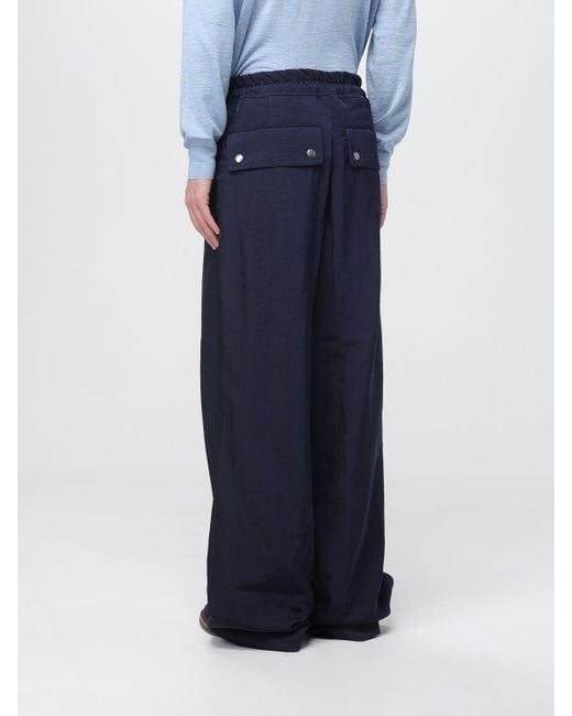 Dries Van Noten Blue Trousers for men