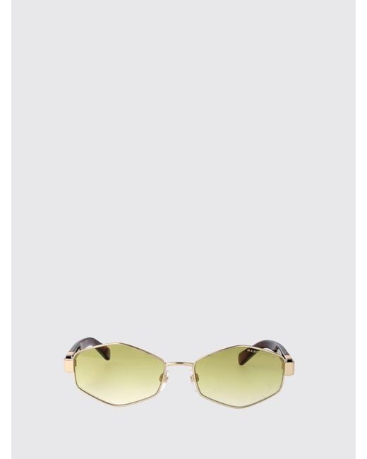 Marc Jacobs Yellow Marc496/S Acetate And Metal Sunglasses