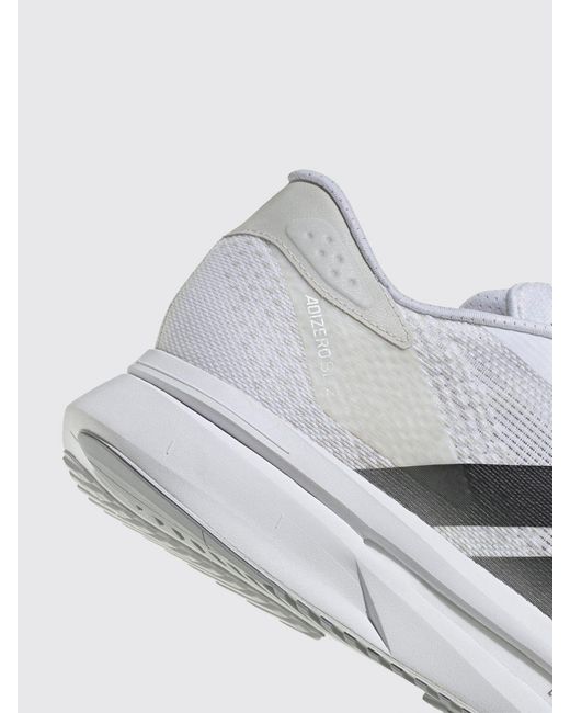 Adidas Originals White Mesh Adizero Evo Sl 2 Sneakers for men