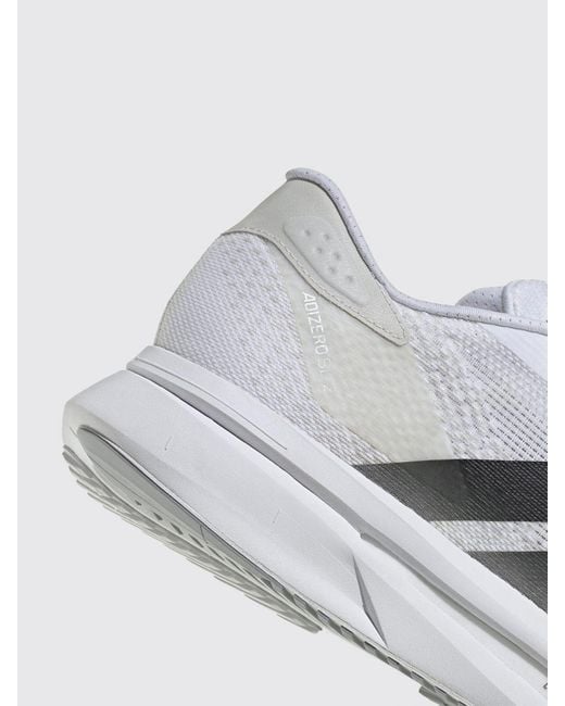 Adidas Originals White Mesh Adizero Evo Sl 2 Sneakers for men