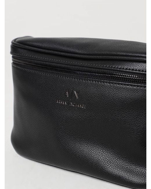 Armani Exchange Black Belt Bag for men