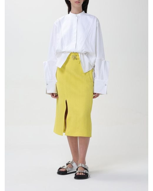 Jil Sander Yellow Skirt