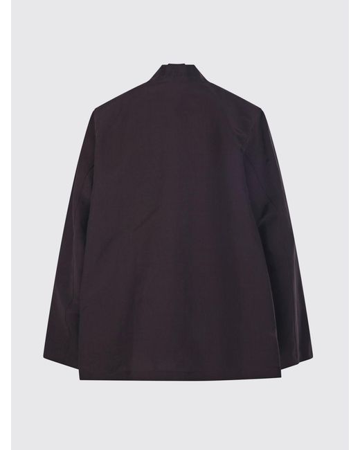 Alaïa Blue Cropped Single-Breasted Blazer