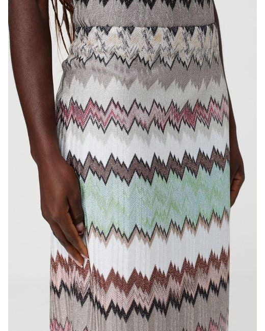 Missoni Multicolor Lurex Viscose Midi Skirt