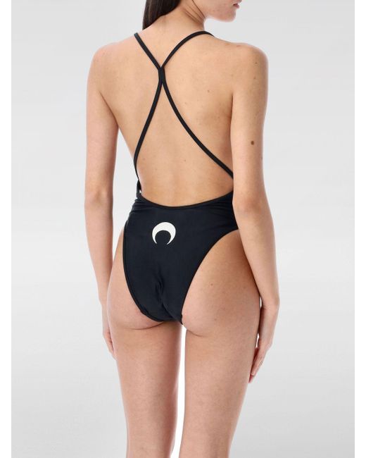 MARINE SERRE Blue Swimsuit