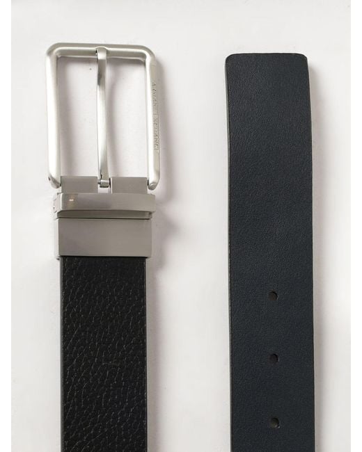 ARMANI EXCHANGE Black Belt for men