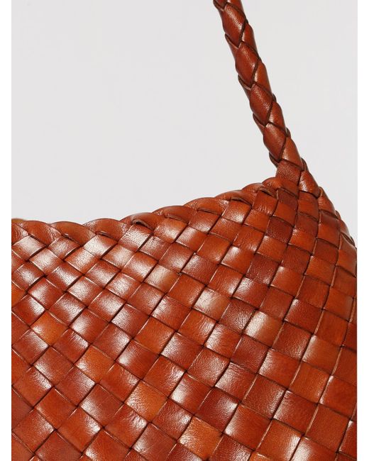 Dragon Diffusion Red Rosanna Woven Leather Bag