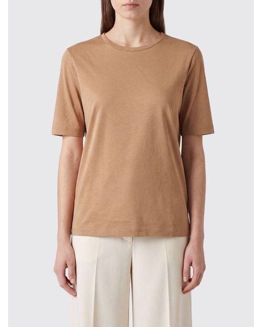 Herno Natural Short-Sleeved Crew Neck T-Shirt
