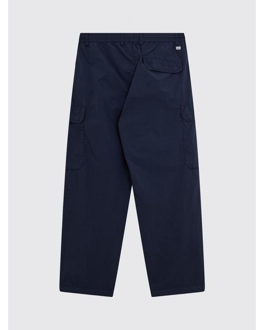 C P Company Blue Technical Fabric Cargo Trousers for men