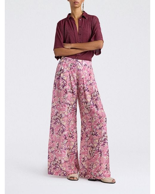 Momoní Pink MomonÌ Palazzo Trousers