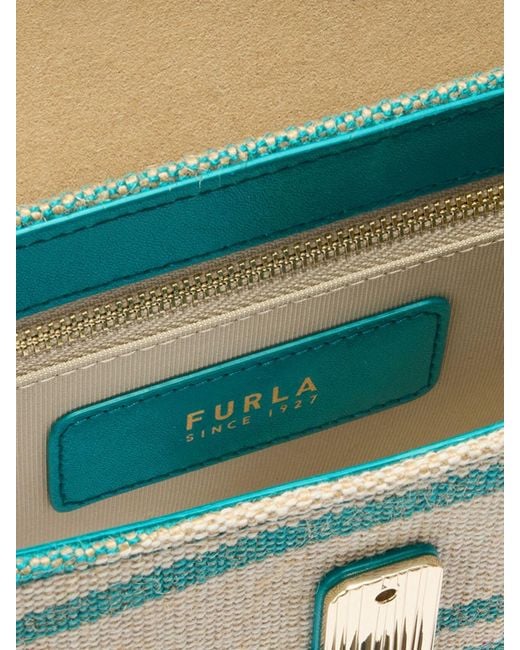 Furla Green Tote Bag