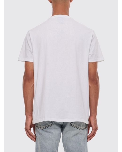 Polo Ralph Lauren White Cotton T-Shirt With Logo for men