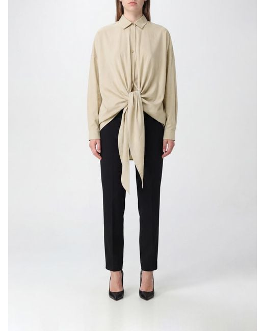 DARKPARK Natural Cotton Shirt With Knot