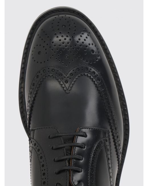 Doucal's Derby Schuhe Aus Leder Mit Brogue-Muster in Black für Herren