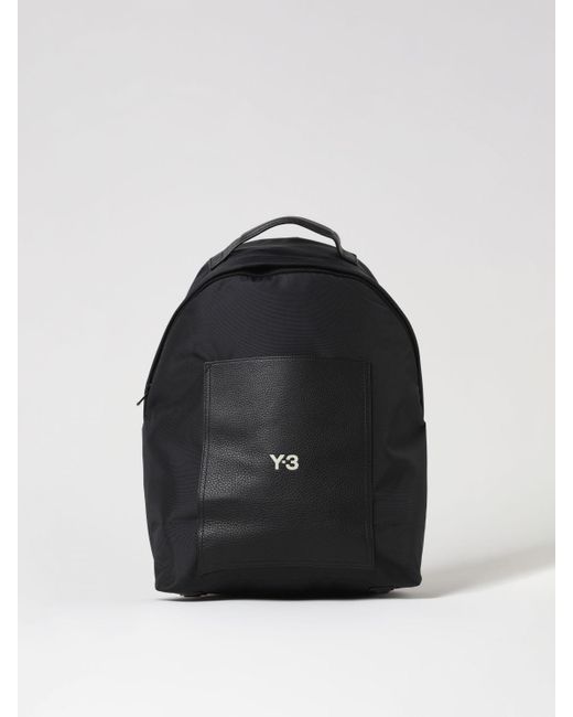 Y-3 Black Backpack for men