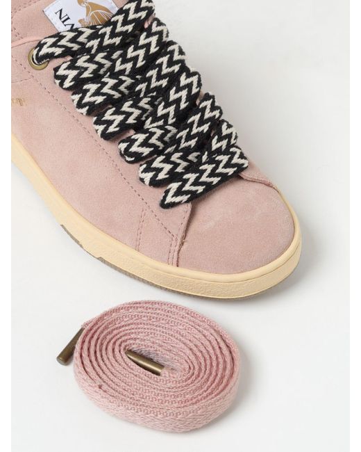 Scarpe Curb Lite in camoscio di Lanvin in Pink