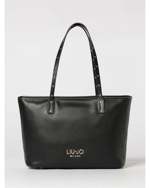 Liu Jo Black Grained Faux Leather Bag