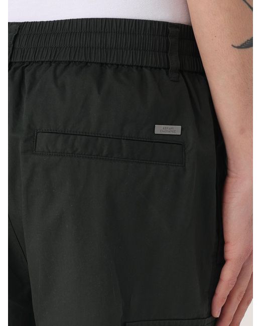 Pantalones Cortos Hombre ARMANI EXCHANGE de hombre de color Black