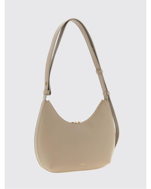 Furla White Goccia S Shoulder Bag