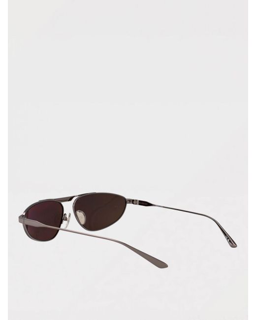 Balenciaga Gray Metal Sunglasses for men