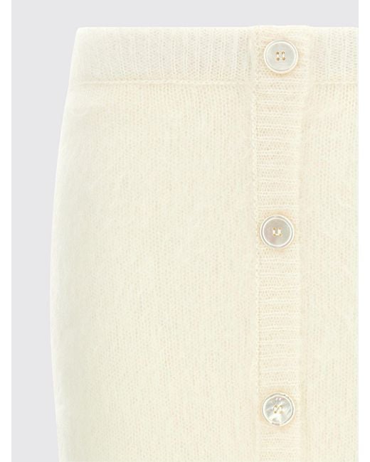 Alessandra Rich White Skirt