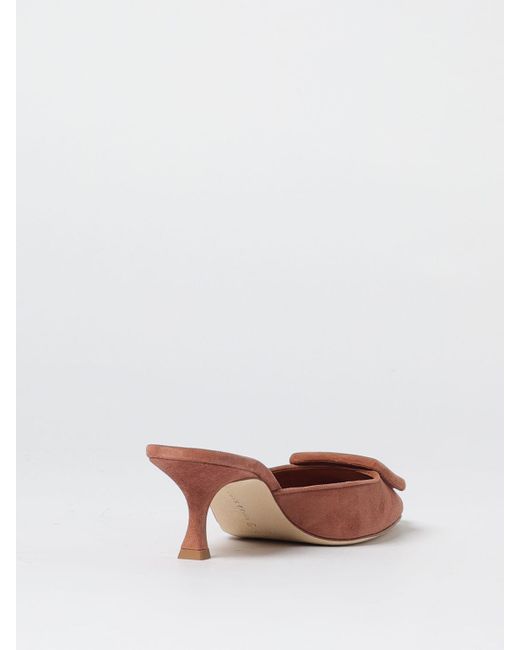 Manolo Blahnik Pink Shoes